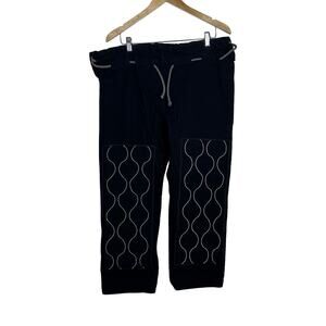 Hyperfly BJJ Pants Size Adult 2 Brazilian Jiu Jitsu Martial Arts Karate Black
